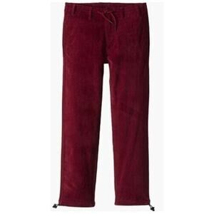 Superism Boys Micro Corduroy Relaxed Fit Cassius Pants In Burgundy Size 10 $55